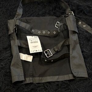 Open back woman’s Zara top